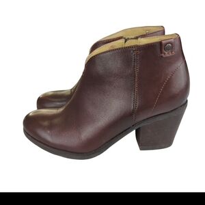 Bussola Dark Brown Ankle Booties